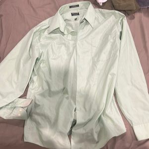Green dress shirt